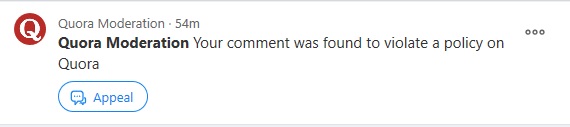 quora violation
