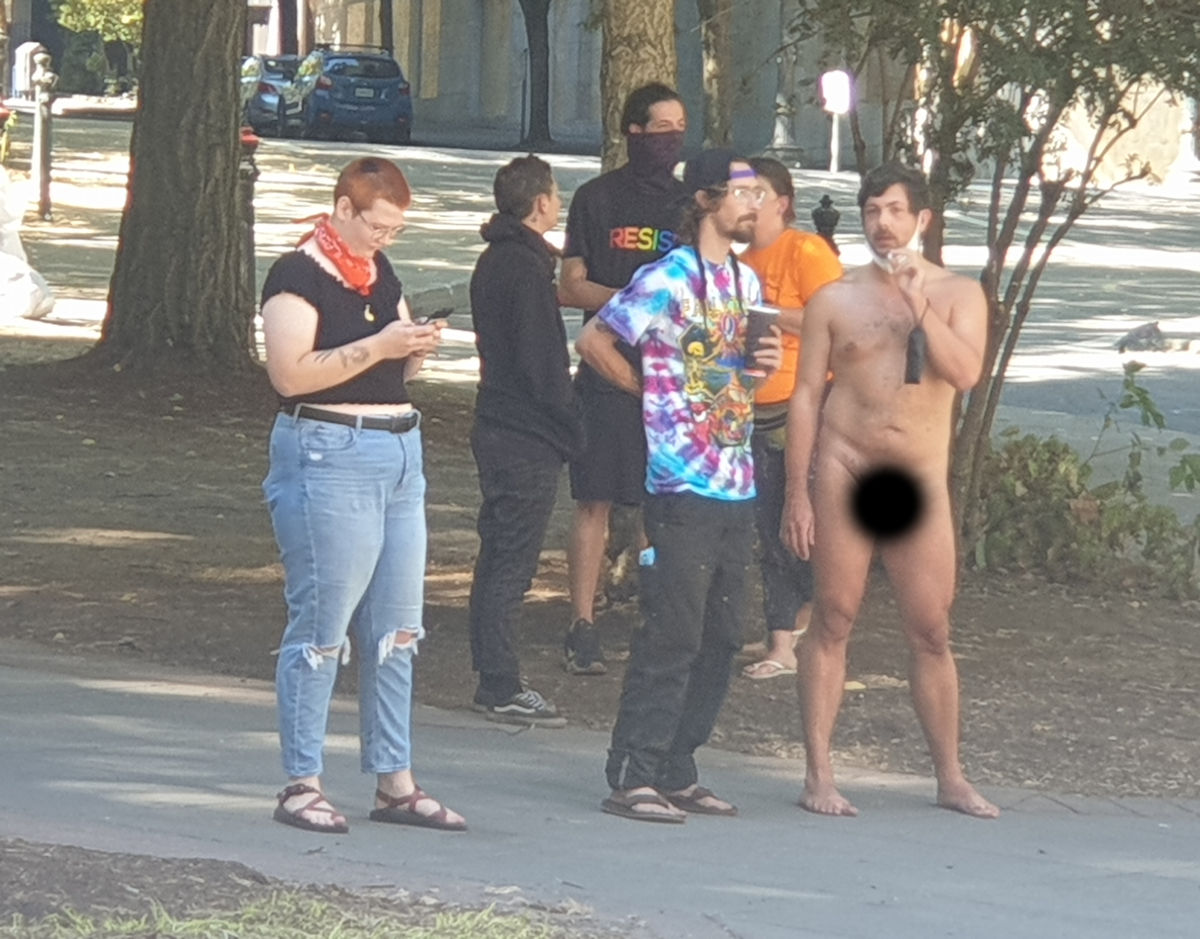 counter protesters